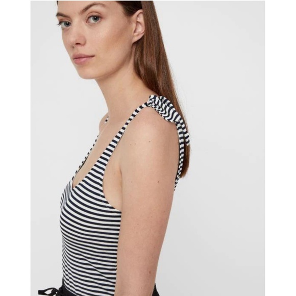 Vero Moda Navy Stripes Bodysuit - Picture 5 of 12